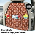 thumbnail image 4 of 70s Retro Style Mats Back Seat Protectors, Car Seat Protector Vehicle Organizers Waterproof Cover Back Seat Cover for Kids with 3 Storage Pockets 2 Pack, 4 of 5