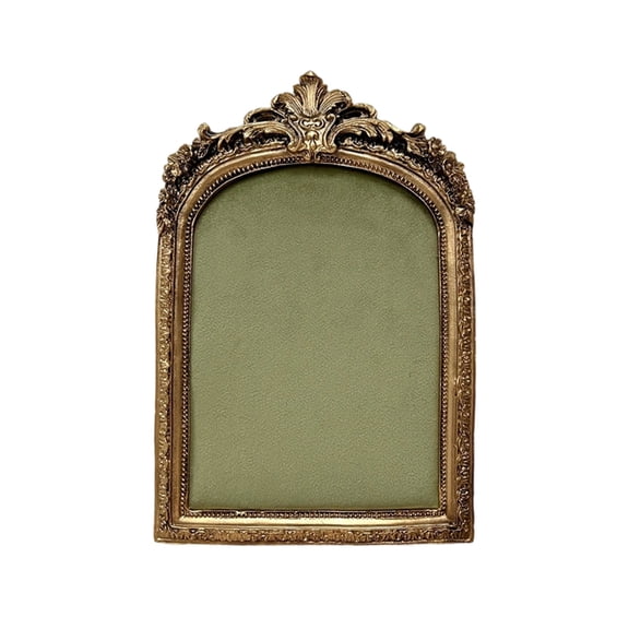 WINDLAND Vintage Inspired Earring Necklace Display Stand Flannel Lined Resin Frame Jewelry Organizers For Home Store Decoration