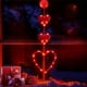thumbnail image 1 of Cortina de luz LED con ventosa para decoración de fiestas, bodas, fiestas, 520 luces, 1 of 6