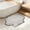 Gray, variant on Japceit Shell Shaped Bath Mat, Non Slip Microfiber Absorbent Rug, Scallop Sea Design Soft Floor Mat For Bathroom Bedroom Entryway, Quick Dry Washable Shower Decor
