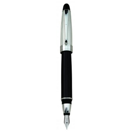 Chrome and Black Fountain Pen