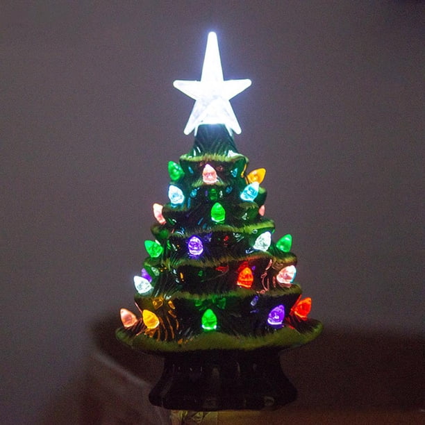 Árbol De Navidad De Cerámica Best Choice, 15 Cm, Preiluminado Con 64 Luces Venta Internacional Mkp 48252845
