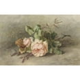 thumbnail image 3 of Margaretha Roosenboom 18x13 Black Modern Framed Museum Art Print Titled - Roses (1853 - 1896), 3 of 5
