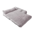 thumbnail image 2 of Cama cálida para perros, cama para mascotas para dormir, autocalentable, lavable, cama suave para perros y gatos para otoño e invierno, colchón para gris XL, 2 of 10