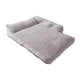 thumbnail image 2 of Cojín cálido para mascotas jinwen cama para gatos lavables suaves gris XL, 2 of 8