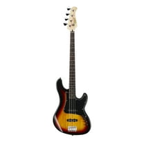 Cort Guitars GB34JJ3TS-U GB Series Bass Guitar - 3 Tone Sunburst