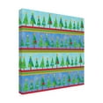 thumbnail image 2 of Trademark Fine Art 'Collage Tree stripe repeat' Canvas Art by Holli Conger, 2 of 3