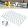 Tripumer 5 Pcs Sofa Under Barrier Gap Bumper Under Furniture 1.6" Tall Bed Under Barrier Safety PVC Adjustable Clear Toy Barrier With Strong Adhesive Under Bed Barrier For Hard Floors Only