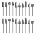 thumbnail image 1 of Carbide Tungsten Steel Rotary File Atomized Woodworking Carving Slotted Grinding Head Abrasive Set, 1 of 6