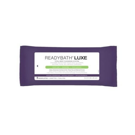 Medline ReadyBath LUXE Total Body Cleansing Heavyweight Washcloths MSC095102
