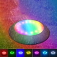 thumbnail image 5 of RGB Solar Led Luces Solares de CéSped Patio Enterradas Luz Solar de JardíN Impermeable Al Aire Libre Bajo el Suelo LáMpara de Punto Blanco CáLido, 5 of 5