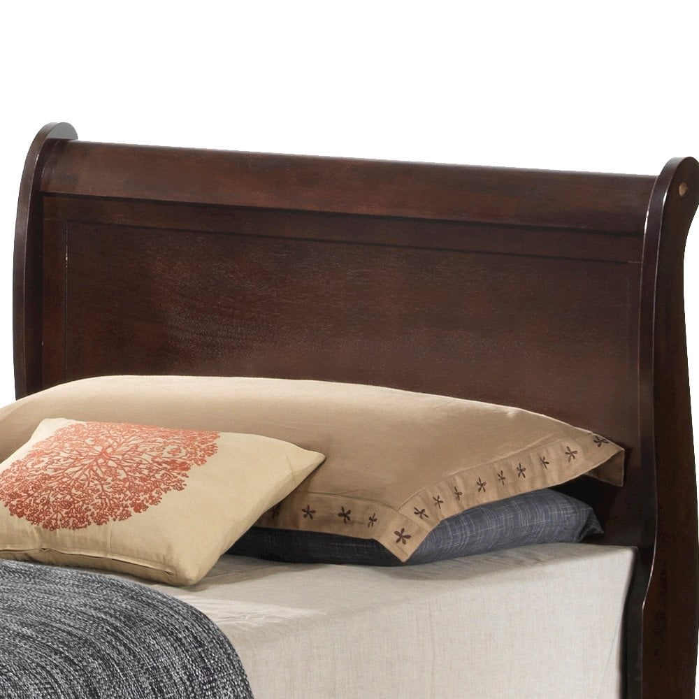 Glory Furniture Louis Phillipe Twin Bed in Cappuccino Color