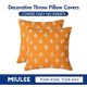 thumbnail image 4 of Juego de 2 fundas de almohada decorativas con decoración de otoño de Halloween, funda de almohada de jacquard rómbico, funda de cojín cuadrada suave para sofá de verano, cama, dormitorio Li, 4 of 4