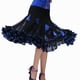 thumbnail image 1 of de Baile de Salón Traje de Baile para Mujeres , azul real Macarena falda de baile, 1 of 7
