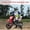 red, variant on 12V Kids Electric Dirt Bike Ride-On - 50W Dual Motor, Twist Grip Throttle, Training Wheels, Spring Suspension, wireless Music, 3 MPH Max Speed - Motorcycle Toy for Ages 3-8, Red