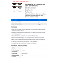 thumbnail image 2 of Rear Brake Pad Set - Compatible with 2006 - 2007 BMW 530xi, 2 of 2