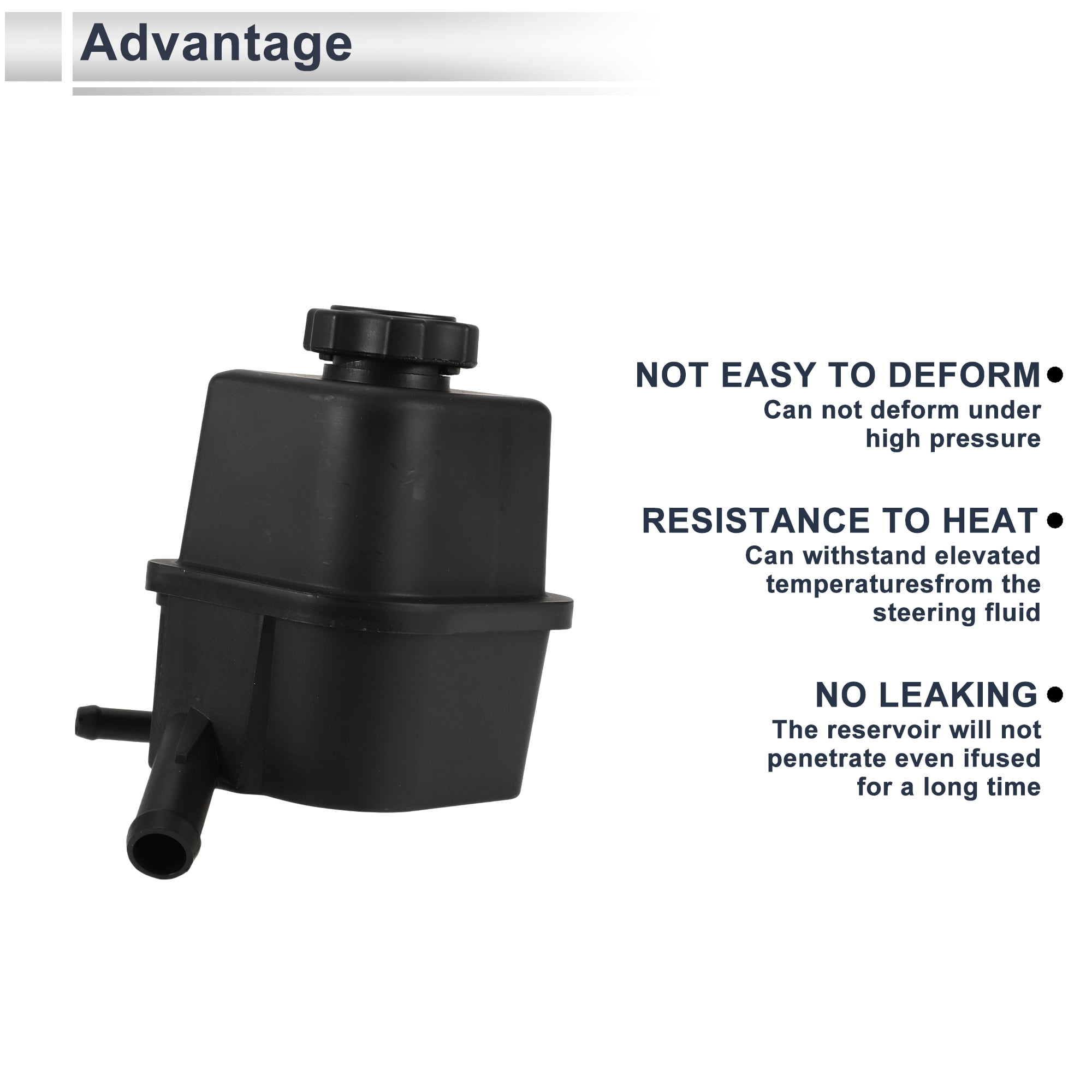 Unique Bargains Power Steering Reservoir for Chevrolet Camaro 2010-2015 OE 92233427