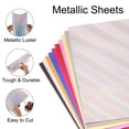 thumbnail image 3 of Uxcell Mirror Board Sheets, Metallic Cardstock Paper, Foil Board Reflective Sheets for Gift-Wrap, DIY Card Craft Rose Red, 3 of 6