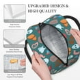 thumbnail image 3 of Rocae cute Skull organ for Leakproof Lunch Box for Adults, Wide Opening Lunch Tote Bag, Reusable Lunch Cooler Bag, 3 of 6