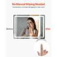 thumbnail image 6 of KFFKFF Illuminated Restroom Mirror, Dimensions 36" x 48", Dual Lighting Vanity Mirror, Anti-Condensation Memory Mirror, 6 of 9