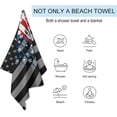 thumbnail image 6 of 250th Anniversary Beach Towel United States 250th Anniversary Bath Towel Stylish Graphic Travel Towel 71x31in, 6 of 6