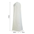 thumbnail image 6 of Grandest Birch Garment Bag Breathable Extra Large Non-woven Fabric Wedding Gown Dress Garment Bag for Home Dustproof Wear-resistan, 6 of 8