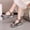 Silver, variant on Women's Plus Size Sequin Peep Toe Platform Sandals, Sparkly Fashion Design, Thick Sole Comfortable Trendy Summer Shoes Silver 38
