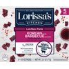 Lorissa's Kitchen Beef Bites, Korean Barbecue. Meat Snack Packs, 5ct 0.5oz
