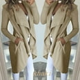thumbnail image 1 of Veste Longue Chaude d'Hiver pour Femmes Style Français Trench Manteau Cascade P-2TG, 1 of 5