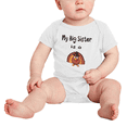 thumbnail image 2 of My Big Sister Is A Turkey Funny Baby Bodysuit Boy Girl, 2 of 5