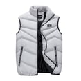 thumbnail image 1 of Chaleco de hombre otoño e invierno chaqueta acolchada de algodón abrigada versión para hombre de chaleco de ocio grueso de talla grande M a 8XL, 1 of 1