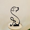 thumbnail image 2 of Art Sculpture Statue Simple Design Abstract Figurine Geometric 16..6cm, 2 of 7