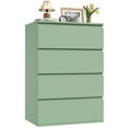 thumbnail image 6 of Homfa 4 Drawer Dresser, Modern Nightstand Chest of Drawers Wood Organizer for Bedroom Living Room，Green, 6 of 7