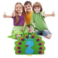 thumbnail image 4 of Niño Tablero ocupado Iluminación Educación temprana de habilidad cognitiva Tamaño perfecto Ayudas de enseñanza Paño de fieltro para r perfke tablero ocupado del niño, 4 of 9