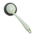 thumbnail image 1 of Tampon en Acier Inoxydable Tampon à Récurer Manche Long Brosse de Nettoyage Outil de Lavage de Vaisselle, 1 of 3