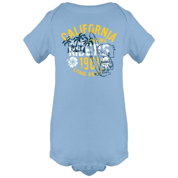 Wave Riders, Surfing Kid Bodysuit Infant -Image by Shutterstock, 24 Months