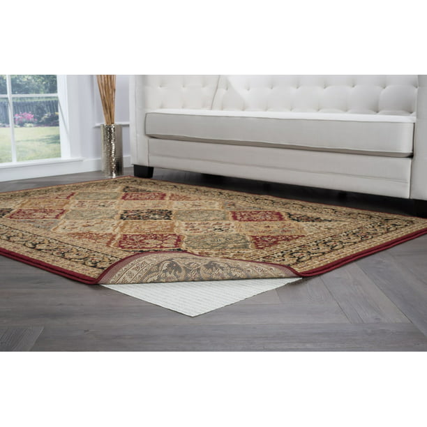 Bliss Rugs Pvc Rug Pads Off White, Are Pvc Rug Pads Safe For Vinyl Plank Floors