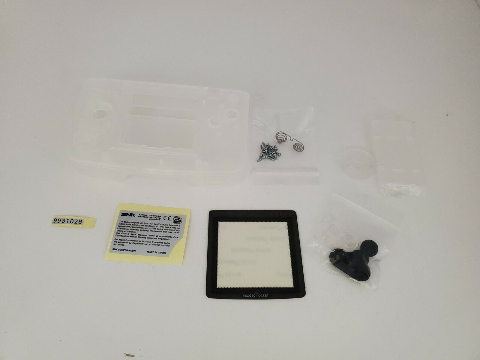 Transparent Clear Full Housing Case Shell For Neo Geo Pocket Color Y13 Walmart Com
