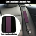 thumbnail image 2 of Unique Bargains 2 Pcs Car Seat Belt Protector Pads Pink, 2 of 7