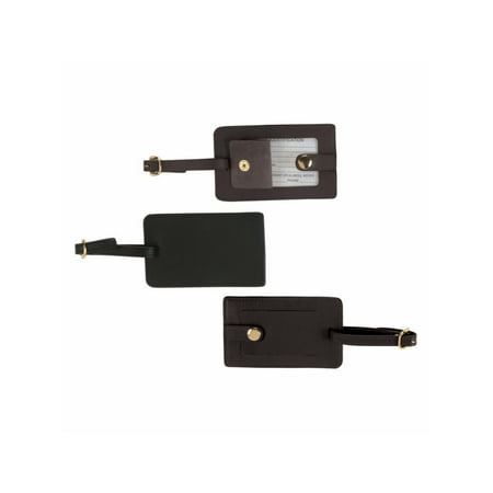 Snap Luggage Tag Travel ID in Genuine Leather