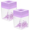thumbnail image 2 of MasteelfCA 2Pcs Paper Clip Plastic Holders Creative Table Decorations Paperclip Holders, 2 of 8