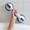 thumbnail image 5 of Blanco 2 en venta Manija de baño antideslizante ventosa pasamanos sin perforación puerta corrediza de vidrio sin costuras manija de ventosa, 5 of 5