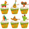 thumbnail image 1 of 24 piezas mexicanas para cupcakes, cactus, cupcakes, sombrero, cupcakes, burro, decoración para tartas, pimientos, cupcakes, fiestas, cupcakes, decoración mexicana, 1 of 4