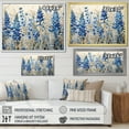 thumbnail image 4 of Designart "Graceful Blue Bonnets Field" Blue Bonnets Floater Framed Wall Art Prints, 4 of 5