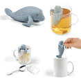 thumbnail image 3 of Colador de Silicona con Forma de Manatí, Diseño de Manatí, Colador de Té, Juego de Té con Fugas, Accesorios para Té, 3 of 5