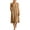 Khaki 09, variant on Karymi Plus Size Sleeveless Midi Dress, Round Neck Casual A-Line Dress with Double Layer Hem and Pockets, Solid Summer Flowy Shift Dress Plus Size Dresses