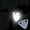 Silver, variant on Multi-Color Emergency Bike Reflector, Enhances Visibility as Backup Safety Light