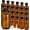 Amber, variant on 2 oz Small Glass Bottles with Round Shot Bottles for ,Immunity, Ginger Juice, Essential Oils, Leak Proof Mini Travel Containers (, 24Pack)
