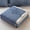Navy, variant on Small Cooling Blanket 40"x60", Class A Device Washable Natural Fiber Soy Summer Quilt Lightweight Breathable And Cool Summer Quilt Ideal For Student Dorms