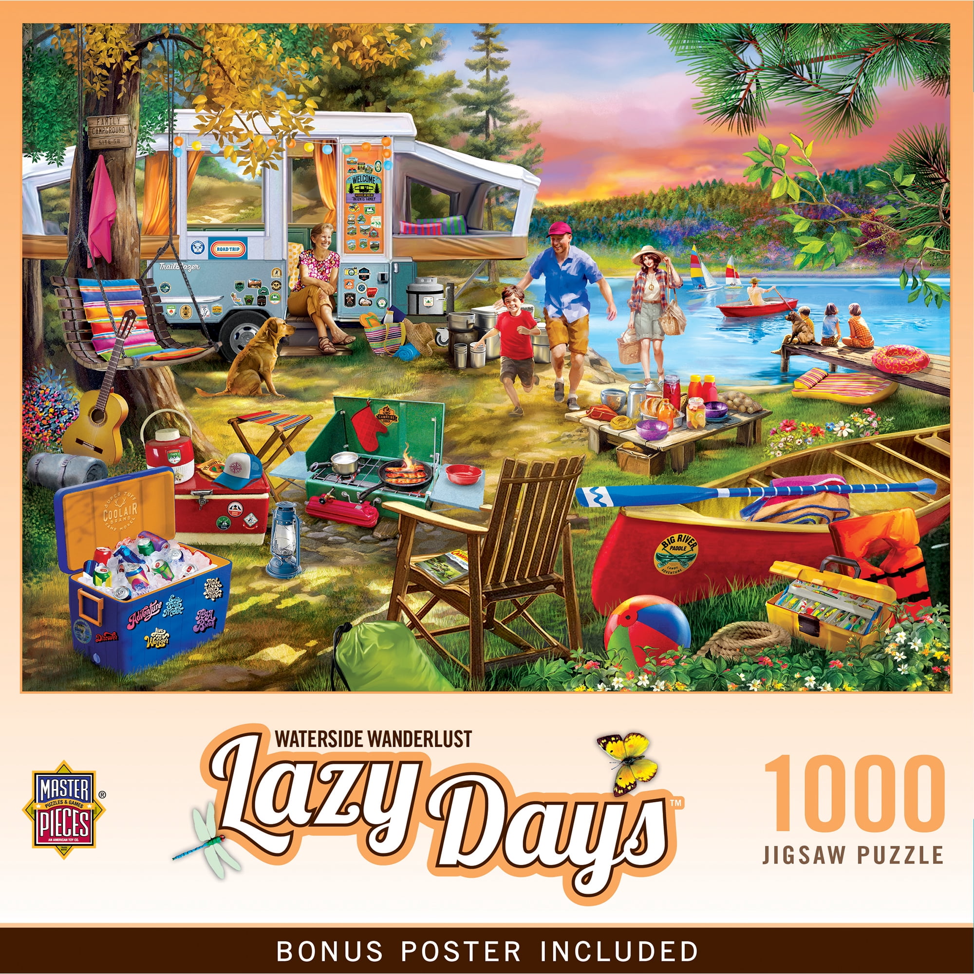 Lazy Days - Waterside Wanderlust 1000 Piece Puzzle